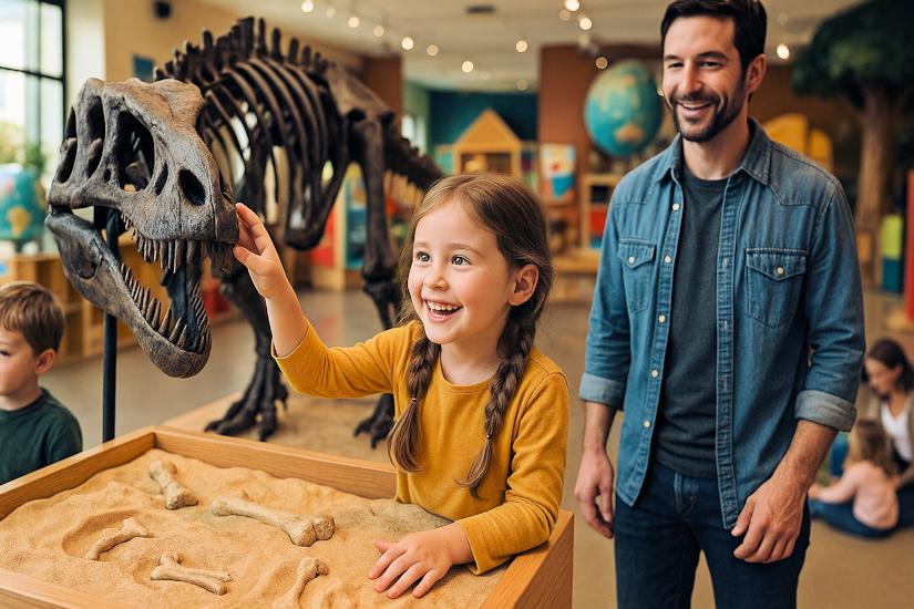 Kinder- und Familienmuseen: Interaktive Mitmachstationen für Kinder in einem Museum
