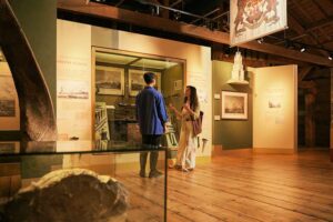 London Museum Docklands - Ausstellung: Exponate zum globalen Handel zwischen 1600–1800