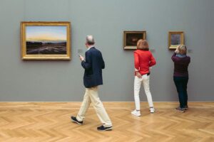 Staatliche Kunstsammlungen Dresden - Galerie Neue Meister mit Gemälden von Caspar David Friedrich